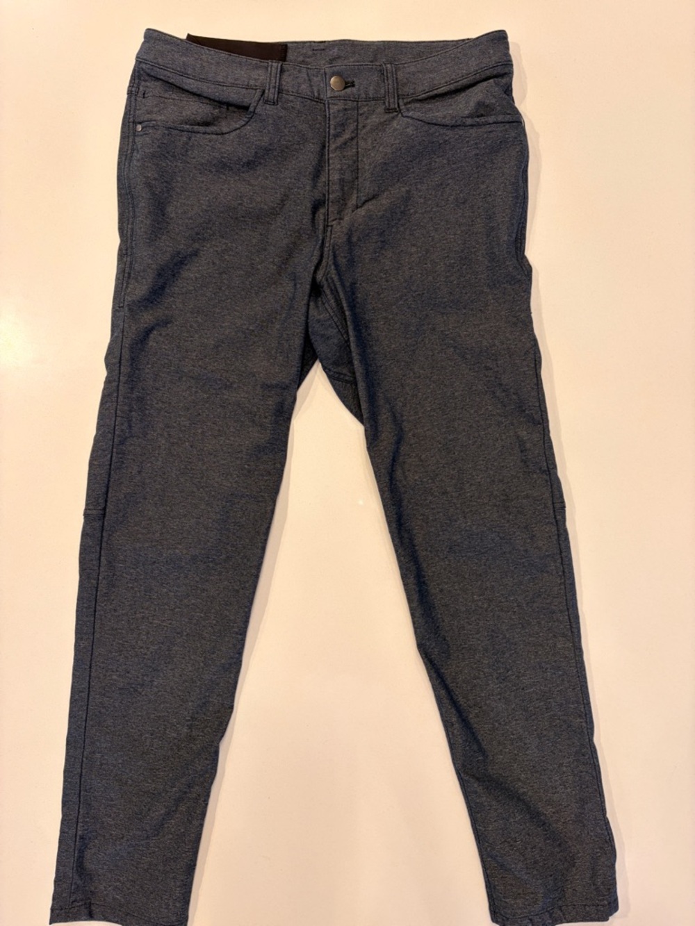 lululemon ABC Classic-Fit 5 Pocket Pant 32L Warpstreme Heather Navy Chinos